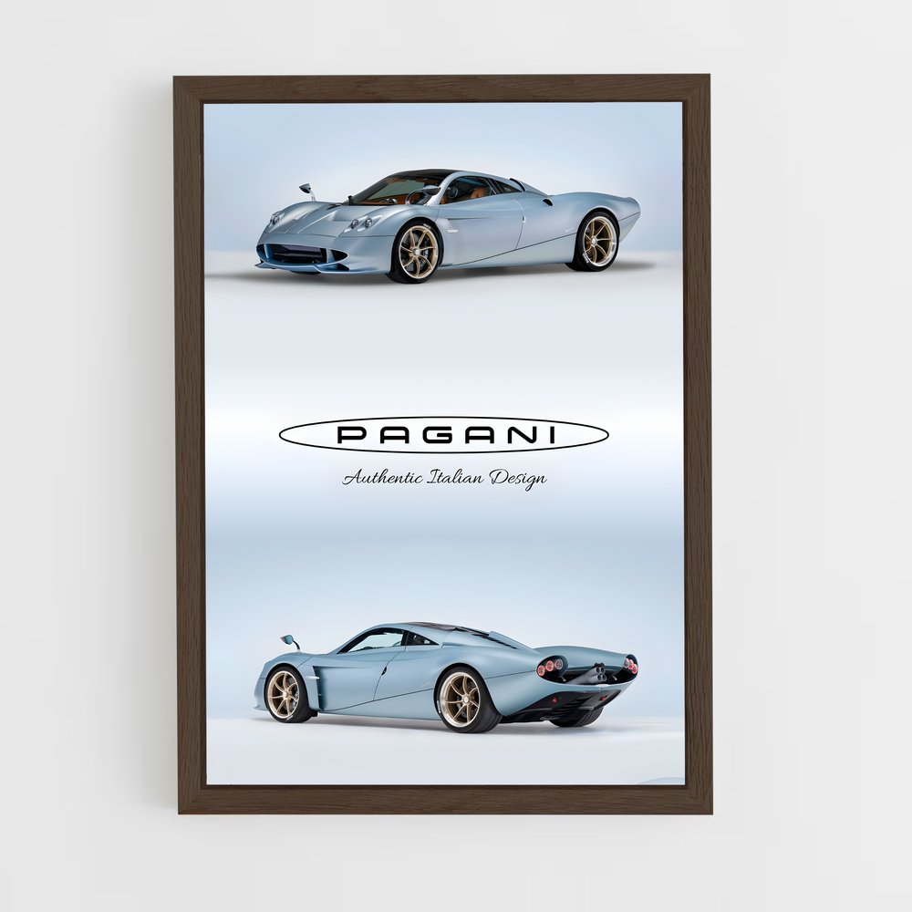 Poster Pagan Fury – affiche Pagani (vue 5)